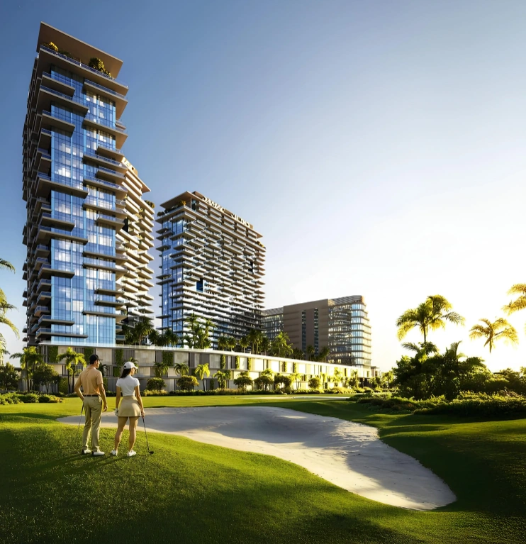 Damac Hills vue aérienne