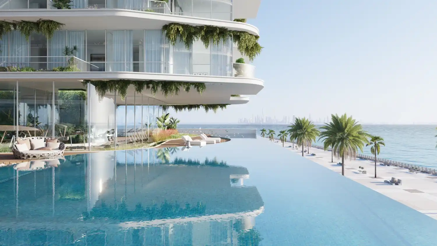 Infiniti Pool Shot with Building 1 11